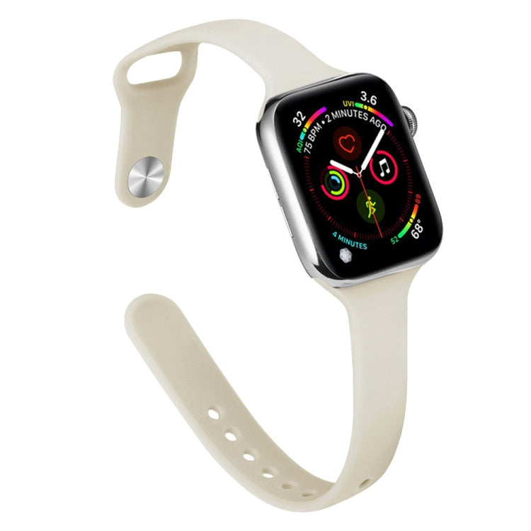 Dây thay thế silicone mảnh cho Apple Watch Series, 7 45mm / 6&SE&5&4 44mm / 3&2&1 42mm