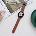 Dây đồng hồ da may, Dành cho Samsung Galaxy Watch4 40mm / 44mm