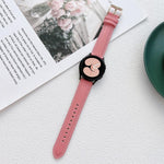 Dây đồng hồ da may, Dành cho Samsung Galaxy Watch4 40mm / 44mm