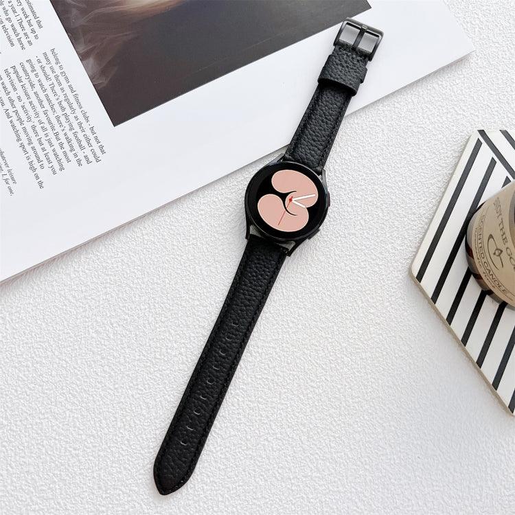 Dây đồng hồ da họa tiết vỏ vải, Dành cho Samsung Galaxy Watch4 40mm / 44mm