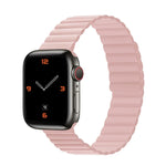 Dây đồng hồ ngắn tích hợp nam châm silicone cho Apple Watch Series, 7 41mm / 6&SE&5&4 40mm / 3&2&1 38mm, 7 45mm / 6&SE&5&4 44mm / 3&2&1 42mm
