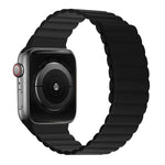 Dây đồng hồ ngắn tích hợp nam châm silicone cho Apple Watch Series, 7 41mm / 6&SE&5&4 40mm / 3&2&1 38mm, 7 45mm / 6&SE&5&4 44mm / 3&2&1 42mm