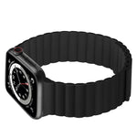 Dây đồng hồ dài tích hợp nam châm silicone cho Apple Watch Series, 7 41mm / 6&SE&5&4 40mm / 3&2&1 38mm, 7 45mm / 6&SE&5&4 44mm / 3&2&1 42mm