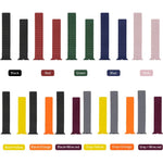 Dây đồng hồ dài tích hợp nam châm silicone cho Apple Watch Series, 7 41mm / 6&SE&5&4 40mm / 3&2&1 38mm, 7 45mm / 6&SE&5&4 44mm / 3&2&1 42mm
