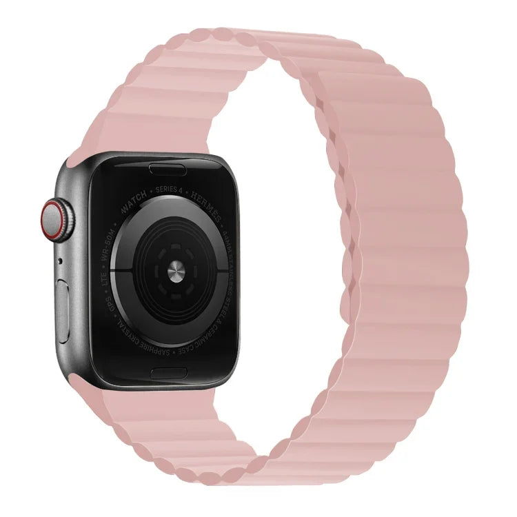 Dây đồng hồ dài tích hợp nam châm silicone cho Apple Watch Series, 7 41mm / 6&SE&5&4 40mm / 3&2&1 38mm, 7 45mm / 6&SE&5&4 44mm / 3&2&1 42mm