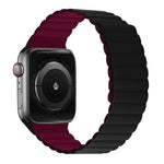 Dây đồng hồ dài tích hợp nam châm silicone cho Apple Watch Series, 7 41mm / 6&SE&5&4 40mm / 3&2&1 38mm, 7 45mm / 6&SE&5&4 44mm / 3&2&1 42mm