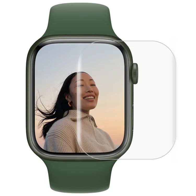 Miếng dán kính cường lực UV cong đầy đủ keo cho màn hình Apple Watch Series 9 / 8 / 7 41mm, cho Apple Watch Series 8 / 7 41mm, cho Apple Watch Series 8 / 7 45mm