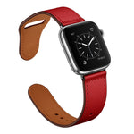 Dây đeo đồng hồ thay thế bằng da cho Apple Watch Series, 7 45mm / 6&SE&5&4 44mm / 3&2&1 42mm, 7 41mm / 6&SE&5&4 40mm / 3&2&1 38mm