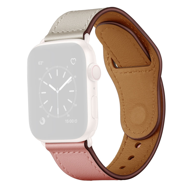 Dây đeo đồng hồ thay thế bằng da cho Apple Watch Series, 7 45mm / 6&SE&5&4 44mm / 3&2&1 42mm, 7 41mm / 6&SE&5&4 40mm / 3&2&1 38mm