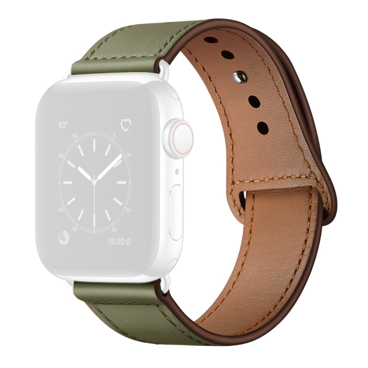Dây đeo đồng hồ thay thế bằng da cho Apple Watch Series, 7 45mm / 6&SE&5&4 44mm / 3&2&1 42mm, 7 41mm / 6&SE&5&4 40mm / 3&2&1 38mm