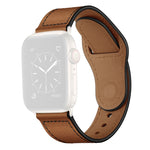 Dây đeo đồng hồ thay thế bằng da cho Apple Watch Series, 7 45mm / 6&SE&5&4 44mm / 3&2&1 42mm, 7 41mm / 6&SE&5&4 40mm / 3&2&1 38mm