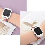 Dây đồng hồ thay thế tích hợp khung khóa TPU cho Apple Watch Series, 6 & SE & 5 & 4 40mm / 3 & 2 & 1 38mm, 6 & SE & 5 & 4 44mm / 3 & 2 & 1 42mm