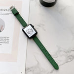 Dây đồng hồ mỏng họa tiết vân quả vải cho Apple Watch Series, 7 41mm / 6&SE&5&4 40mm / 3&2&1 38mm, 7 45mm / 6&SE&5&4 44mm / 3&2&1 42mm