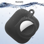 Vỏ bảo vệ silicone chống sốc, bao phủ toàn bộ 2 trong 1 cho AirPods 3 / AirTag thế hệ 2 / AirTag thế hệ 1, dùng cho AirPods 3 / AirTag