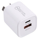 20WACB Sạc nhanh 20W QC3.0 + PD, phích cắm AU, phích cắm EU, phích cắm US
