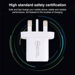 20WACB Sạc nhanh 20W QC3.0 + PD, phích cắm AU, phích cắm EU, phích cắm US