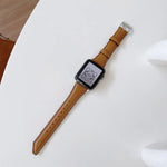 Dây đồng hồ thay thế bằng da bò hình đuôi dao cho Apple Watch Series, 7 45mm / 6&SE&5&4 44mm / 3&2&1 42mm, 7 41mm / 6&SE&5&4 40mm / 3&2&1 38mm