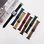 Dây đồng hồ thay thế họa tiết da ngựa điên mờ cho Apple Watch Series, 7 45mm / 6&SE&5&4 44mm / 3&2&1 42mm, 7 41mm / 6&SE&5&4 40mm / 3&2&1 38mm