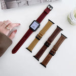 Dây đồng hồ thay thế họa tiết da ngựa điên mờ cho Apple Watch Series, 7 45mm / 6&SE&5&4 44mm / 3&2&1 42mm, 7 41mm / 6&SE&5&4 40mm / 3&2&1 38mm