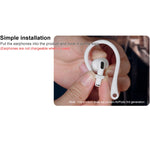 1 Pair imak Wireless Earphones Silicone Anti-lost Lanyard Ear Hook, For AirPods 3