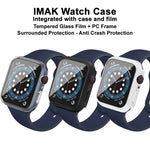 Ốp Bảo Vệ PC Chống Sốc IMAK Kèm Miếng Dán Kính Cường Lực, Dành Cho Apple Watch Series 6 & SE & 5 & 4 44mm, Dành Cho Apple Watch Series 3 & 2 & 1 42mm, Dành Cho Apple Watch Series 6 & SE & 5 & 4 40mm, Dành Cho Apple Watch Series 3 & 2 & 1 38mm