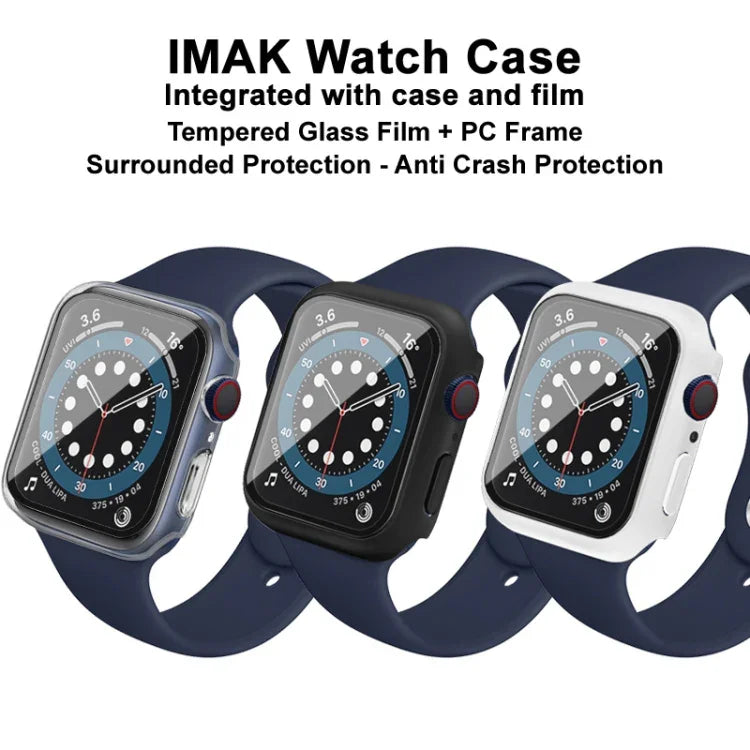 Ốp Bảo Vệ PC Chống Sốc IMAK Kèm Miếng Dán Kính Cường Lực, Dành Cho Apple Watch Series 6 & SE & 5 & 4 44mm, Dành Cho Apple Watch Series 3 & 2 & 1 42mm, Dành Cho Apple Watch Series 6 & SE & 5 & 4 40mm, Dành Cho Apple Watch Series 3 & 2 & 1 38mm
