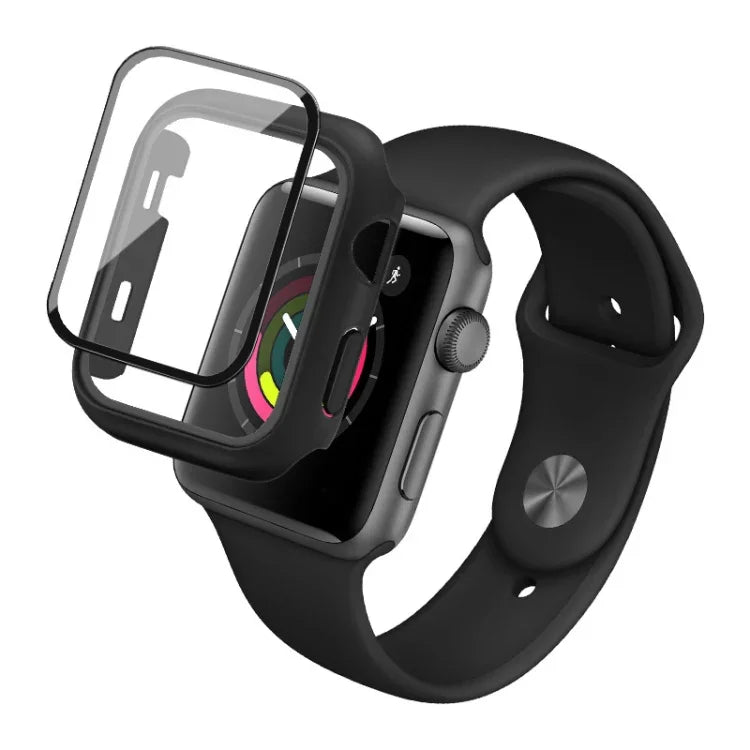 Ốp Bảo Vệ PC Chống Sốc IMAK Kèm Miếng Dán Kính Cường Lực, Dành Cho Apple Watch Series 6 & SE & 5 & 4 44mm, Dành Cho Apple Watch Series 3 & 2 & 1 42mm, Dành Cho Apple Watch Series 6 & SE & 5 & 4 40mm, Dành Cho Apple Watch Series 3 & 2 & 1 38mm