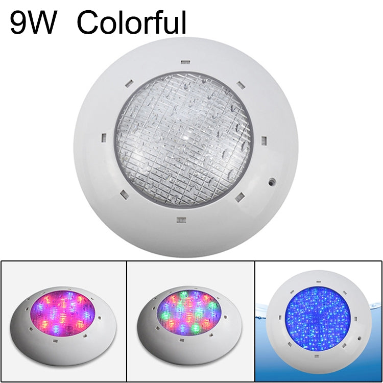 Đèn tường bể bơi nhựa ABS, đèn dưới nước, 6W, 9W, 12W, 18W, 24W, 12x3W, 18x3W