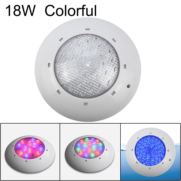 Đèn tường bể bơi nhựa ABS, đèn dưới nước, 6W, 9W, 12W, 18W, 24W, 12x3W, 18x3W