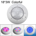 Đèn tường bể bơi nhựa ABS, đèn dưới nước, 6W, 9W, 12W, 18W, 24W, 12x3W, 18x3W