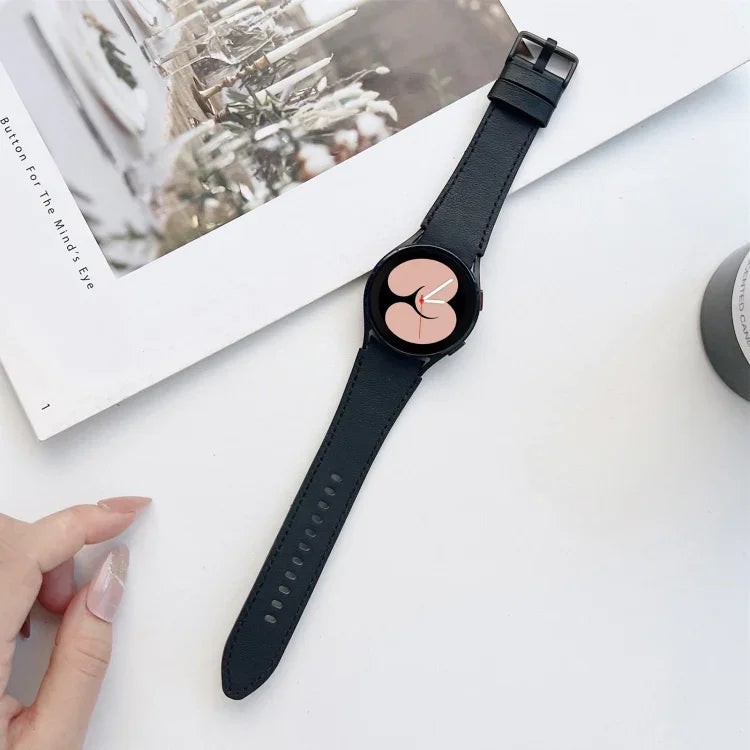 Dây đồng hồ da hai mặt, Dành cho Samsung Galaxy Watch4 40mm / 44mm
