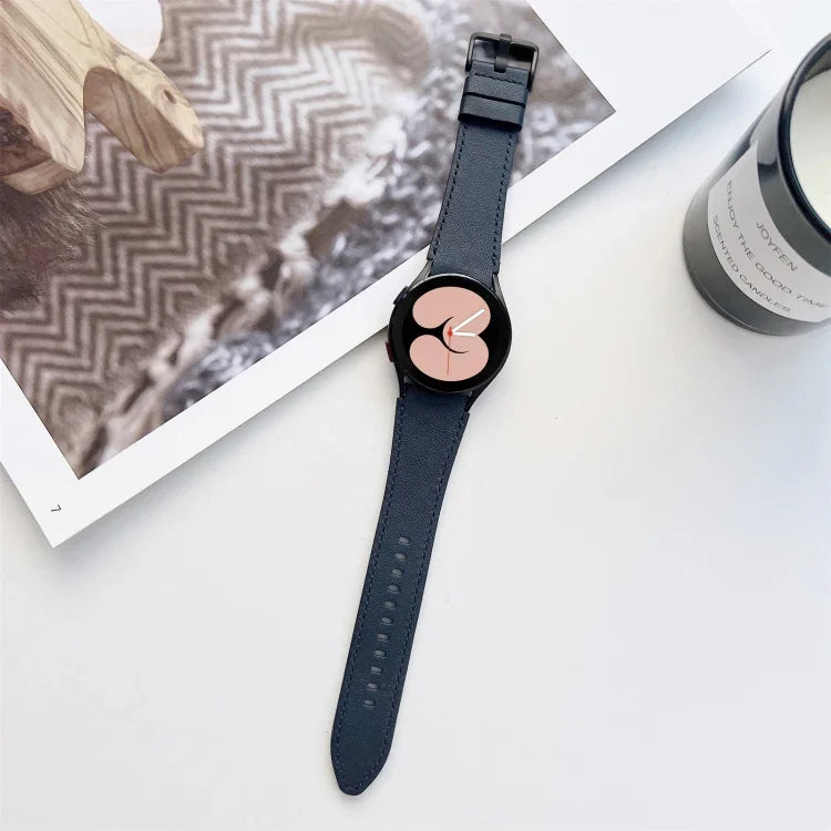 Dây đồng hồ da hai mặt, Dành cho Samsung Galaxy Watch4 40mm / 44mm