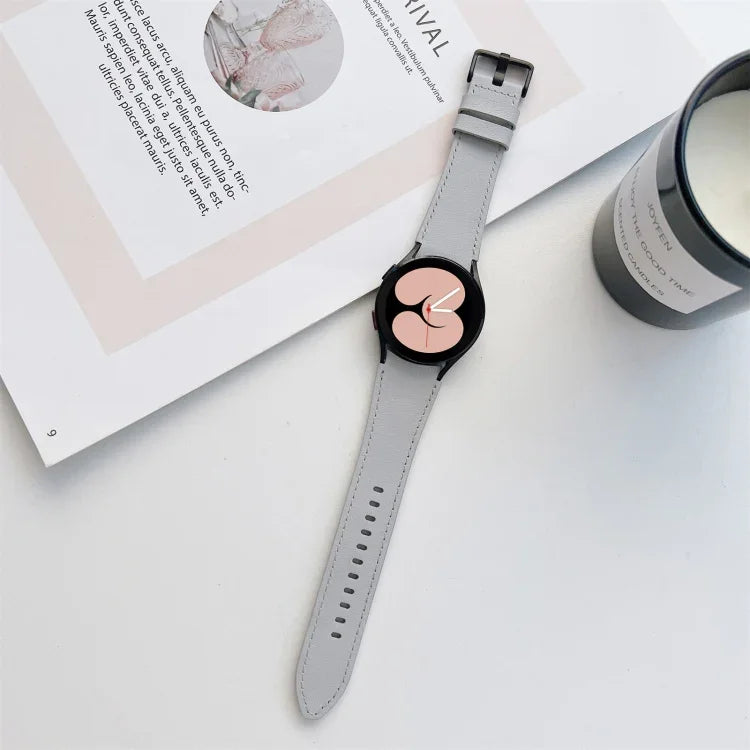 Dây đồng hồ da hai mặt, Dành cho Samsung Galaxy Watch4 40mm / 44mm