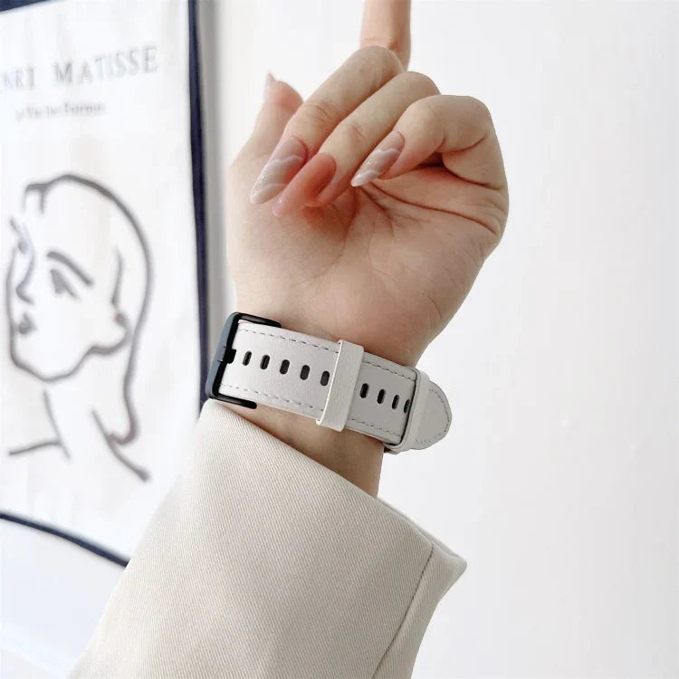Dây đồng hồ da hai mặt, Dành cho Samsung Galaxy Watch4 40mm / 44mm