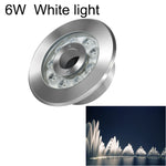 Đèn phun nước dưới nước vòng cảnh quan LED thép không gỉ, 6W, 9W, 12W, 18W, 24W
