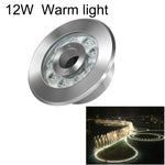 Đèn phun nước dưới nước vòng cảnh quan LED thép không gỉ, 6W, 9W, 12W, 18W, 24W