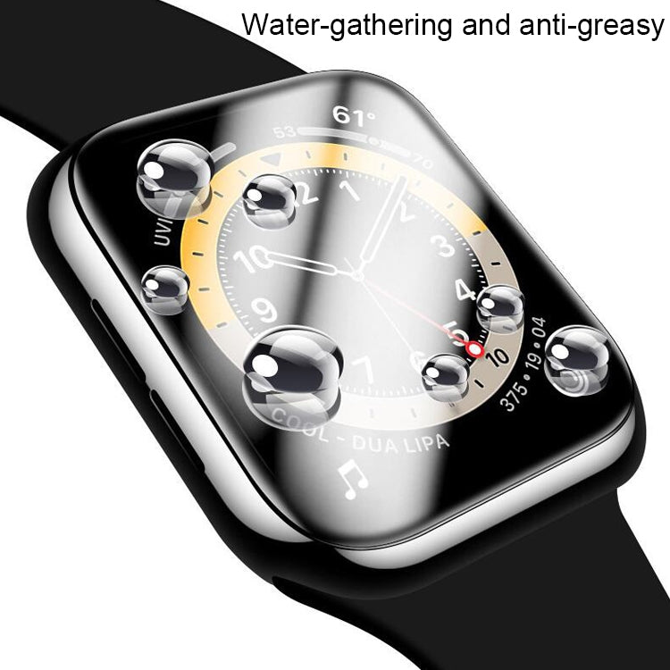 Miếng Dán Màn Hình Mềm Vật Liệu Tổng Hợp 3D Cong Cho Apple Watch Series 6 / 5 / 4 / SE 3 / SE 2 / SE 1 40mm, Cho Apple Watch Series 7 41mm, Cho Apple Watch Series 7 45mm, Cho Apple Watch Series 6&SE&5&4 40mm, Cho Apple Watch Series 6&SE&5&4 44mm...