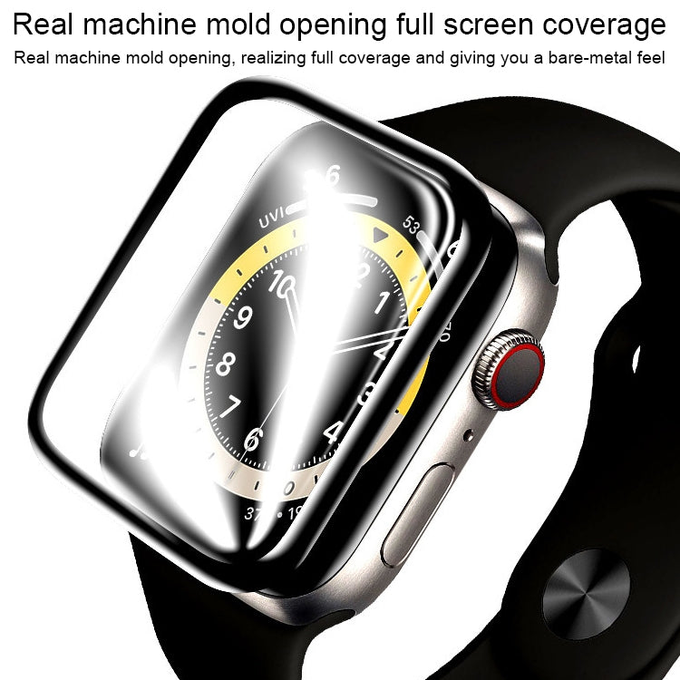 Miếng Dán Màn Hình Mềm Vật Liệu Tổng Hợp 3D Cong Cho Apple Watch Series 6 / 5 / 4 / SE 3 / SE 2 / SE 1 40mm, Cho Apple Watch Series 7 41mm, Cho Apple Watch Series 7 45mm, Cho Apple Watch Series 6&SE&5&4 40mm, Cho Apple Watch Series 6&SE&5&4 44mm...