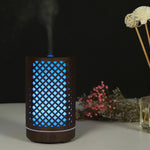 200ml Hollow-out Forest Pattern Wooden Essential Oil Aromatherapy Machine Ultrasonic Humidifier, USB, AU Plug, UK Plug, US Plug