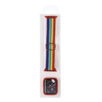 Bộ Dây Đeo Đồng Hồ Dây Nylon Dệt Sọc Có Thể Điều Chỉnh + Ốp Đồng Hồ Cho Apple Watch Series, 7 41mm/6&SE&5&4 40mm/3&2&1 38mm, 7 45mm/6&SE&5&4 44mm/3&2&1 42mm
