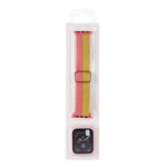 Bộ Dây Đeo Đồng Hồ Dây Nylon Dệt Sọc Có Thể Điều Chỉnh + Ốp Đồng Hồ Cho Apple Watch Series, 7 41mm/6&SE&5&4 40mm/3&2&1 38mm, 7 45mm/6&SE&5&4 44mm/3&2&1 42mm