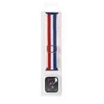 Bộ Dây Đeo Đồng Hồ Dây Nylon Dệt Sọc Có Thể Điều Chỉnh + Ốp Đồng Hồ Cho Apple Watch Series, 7 41mm/6&SE&5&4 40mm/3&2&1 38mm, 7 45mm/6&SE&5&4 44mm/3&2&1 42mm