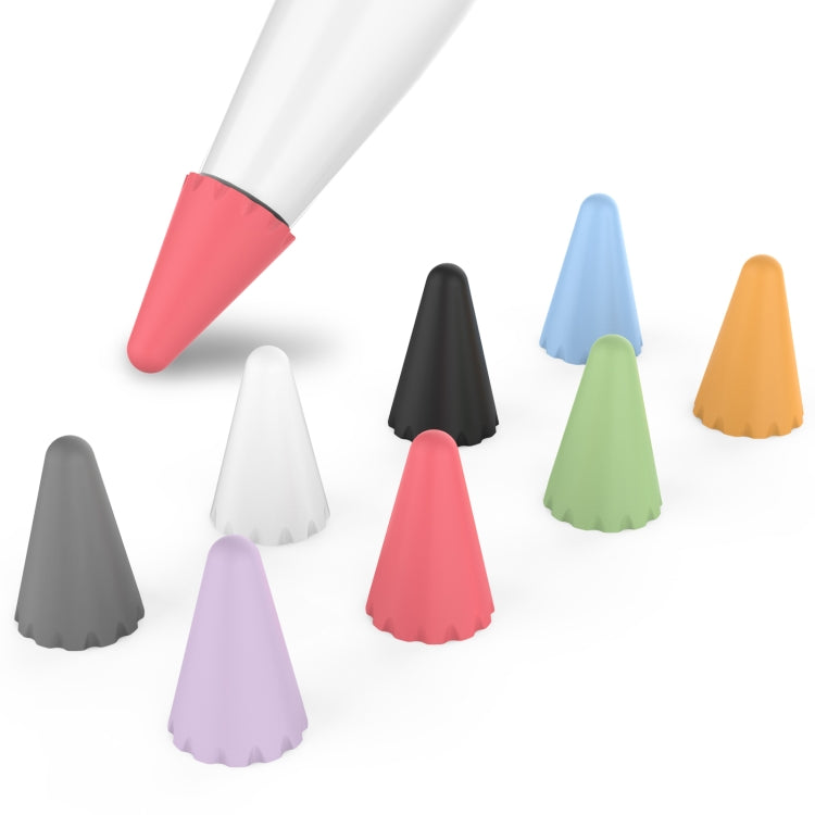 Bộ 8 chiếc nắp đầu bút silicone Stoyobe đa năng cho Apple Pencil 1 / 2, màu sắc hỗn hợp, nữ, nam