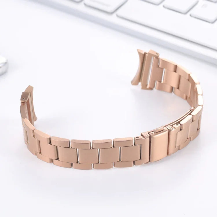 Dây đồng hồ thép nhỏ eo ba hạt, Dành cho Samsung Galaxy Watch4 40mm / 44mm