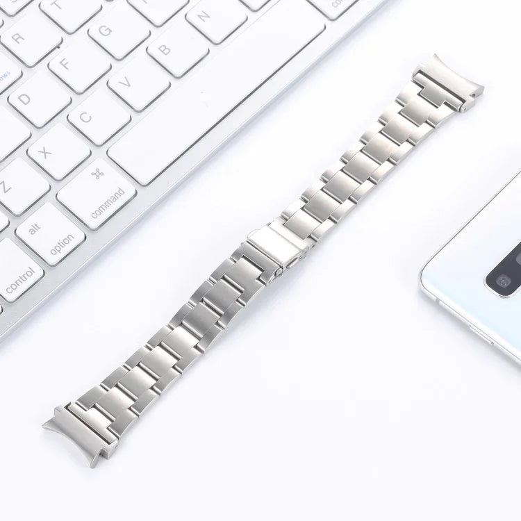 Dây đồng hồ thép nhỏ eo ba hạt, Dành cho Samsung Galaxy Watch4 40mm / 44mm