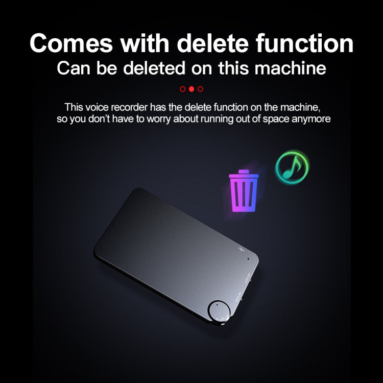 Máy ghi âm thẻ siêu mỏng di động K2, 4GB, 8GB, 16GB, 32GB