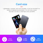 Máy ghi âm thẻ siêu mỏng di động K2, 4GB, 8GB, 16GB, 32GB