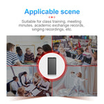 Máy ghi âm điều khiển giọng nói giảm tiếng ồn HD thông minh Q1, 8GB, 16GB, 32GB