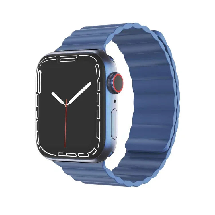 Dây đồng hồ nam châm silicone lỏng Mutural cho Apple Watch Series, 7 41mm / 6&SE&5&4 40mm / 3&2&1 38mm, 7 45mm / 6&SE&5&4 44mm / 3&2&1 42mm