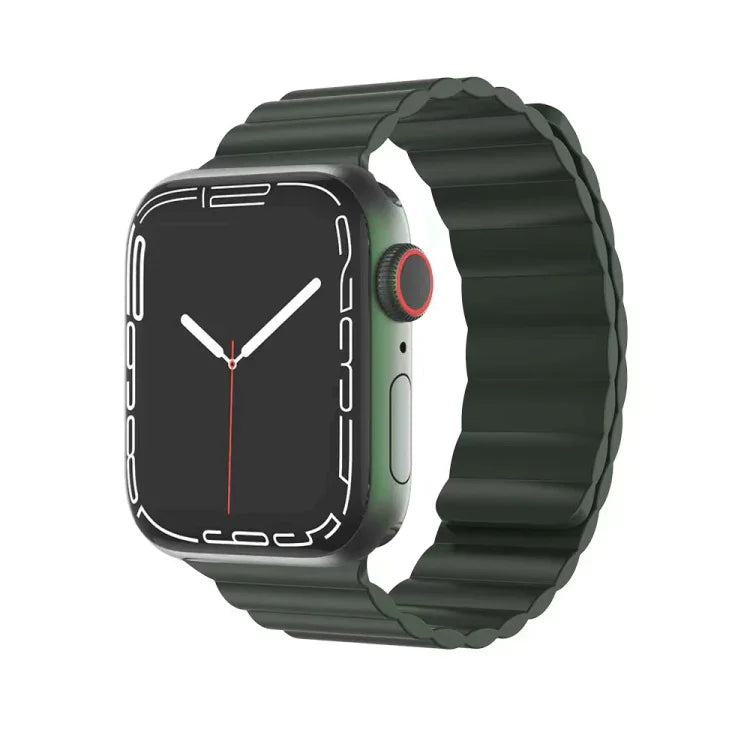 Dây đồng hồ nam châm silicone lỏng Mutural cho Apple Watch Series, 7 41mm / 6&SE&5&4 40mm / 3&2&1 38mm, 7 45mm / 6&SE&5&4 44mm / 3&2&1 42mm